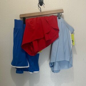 all in motion 2 Pairs of Shorts & 1 Skort, Size XXL